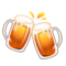 Clinking Beer Mugs emoji on Emojidex